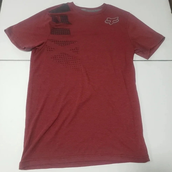 Fox Tech Red Small  T Shirt Premium Fit Tru-Dri - Picture 1 of 5